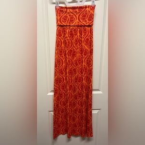 Manuheali'i strapless maxi dress